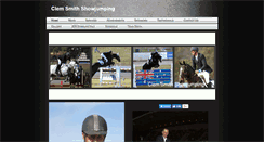 Desktop Screenshot of clemsmithshowjumping.com